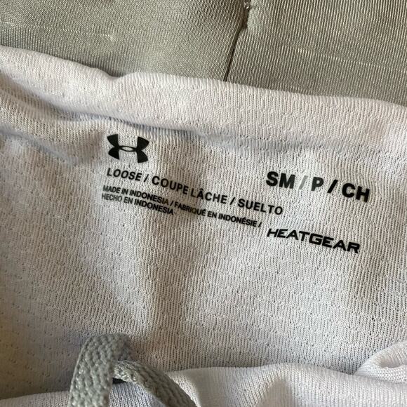 Under Armour Women's HeatGear Thermal Athletic Shorts Gray Small NWT - Picture 7 of 7